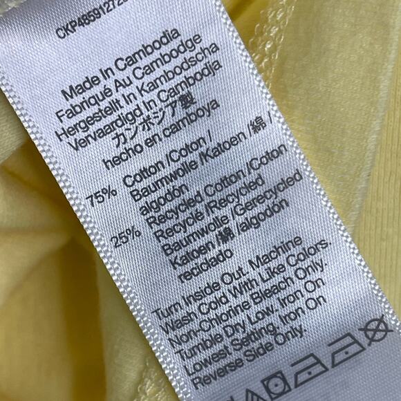 Madewell "A Day in the Sun" Graphic Tee in Pale Pineapple Yellow Size S NWT - Picture 10 of 12